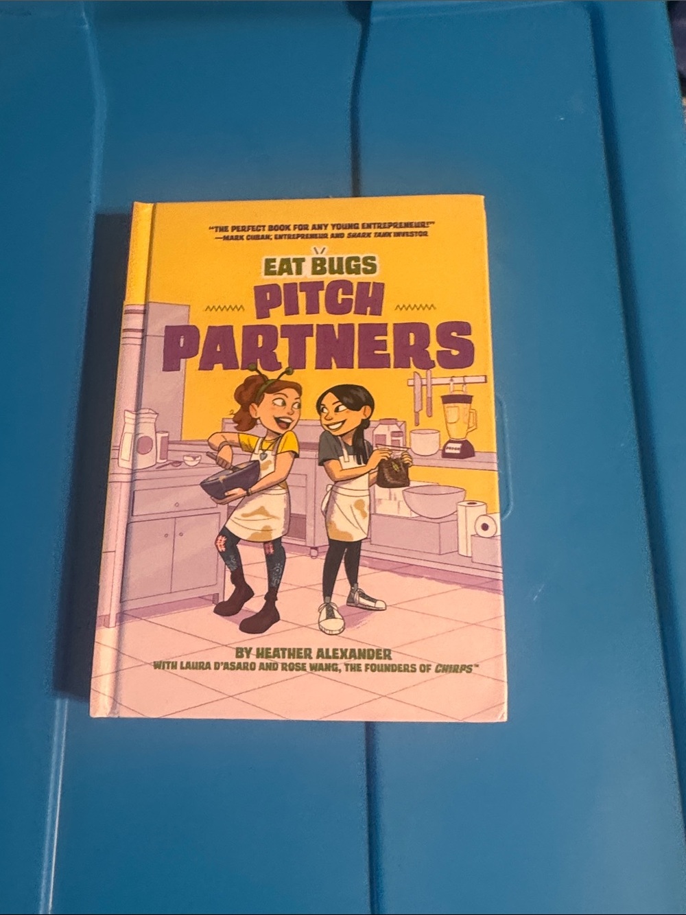 Eat Bugs Pitch Partners Book - Yellow Cover
